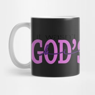 It wasn't luck... it was God's plan, bitch | 911 LoneStar Grace Ryder Mug